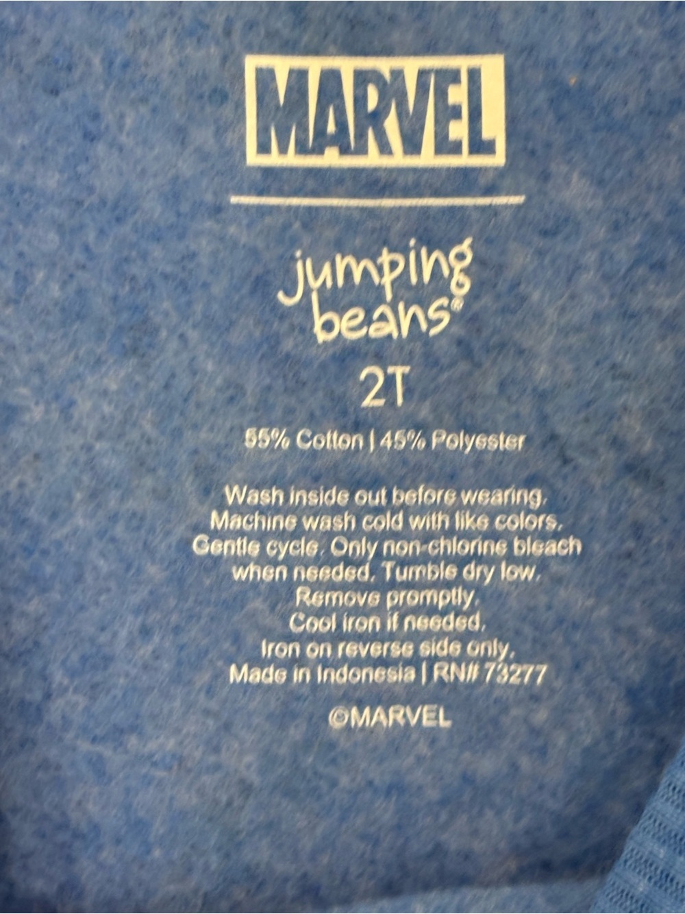 Jumping Beans Marvel Spiderman Blue Pull-over Crewneck Sweatshirt 2T - Picture 3 of 8